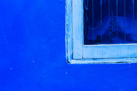 Blue concrete wall texture background for interiors wallpaper deluxe design.の写真素材