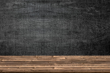 Abstract wood table texture on dark wood background for graphic stand product, Education concept,...