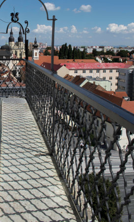 Tower top railingの写真素材