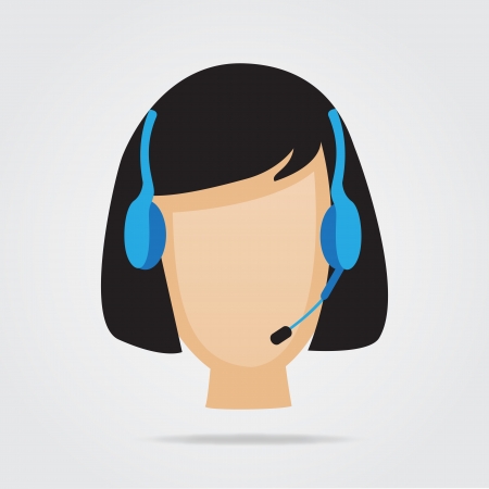 Customer Service Support Illustrationのイラスト素材