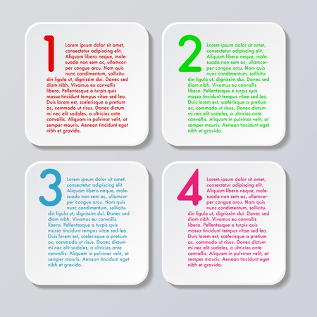 Modern infographic illustrationのイラスト素材