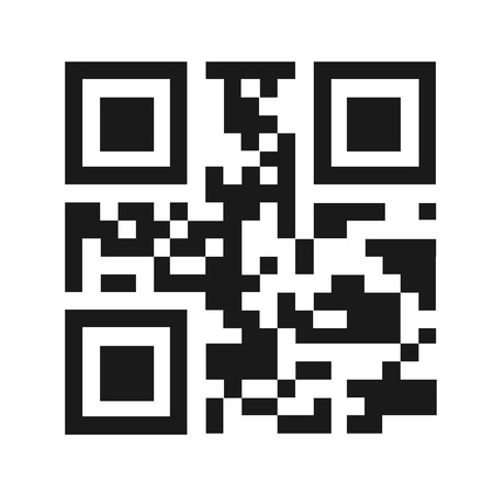 QR code vector illustration isolatedのイラスト素材