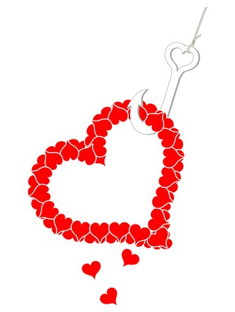 Fishing for Loveのイラスト素材