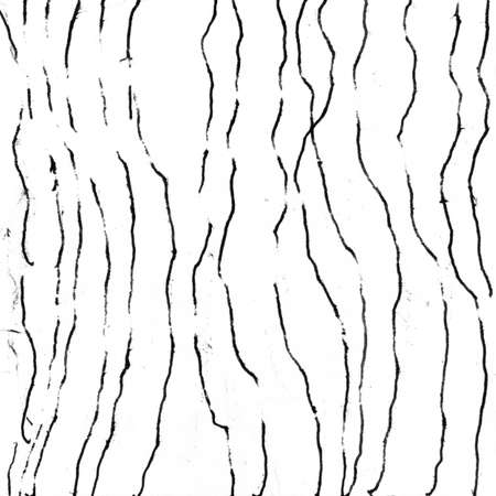 Strokes wooden ink texture background. Vintage black and white illustration strokes. Geometric abstract decorative pattern. Grunge ink drawing, modern paper art black texture mockup on white backdrop.の写真素材