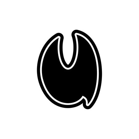 U letter font decorative hand drawn lettering, alphabet vector letter. Handwritten typographic design. Cartoon funny bold letter logo, poster, postcard, hand drawn design. Vector alphabet, lettering.のイラスト素材