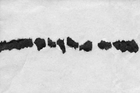 Abstract landscape, black and white minimalist art illustration. Contrast achromatic craft paper applique with lines. Black white minimalist abstract collage. Landscape for postcard, poster, banner.の写真素材