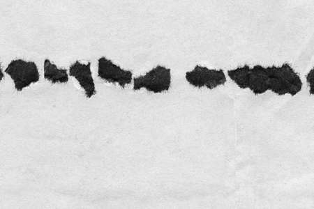 Abstract landscape, black and white minimalist art illustration. Contrast achromatic craft paper applique with lines. Black white minimalist abstract collage. Landscape for postcard, poster, banner.の写真素材