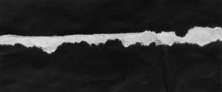 Abstract landscape, black and white minimalist art illustration. Contrast achromatic craft paper applique with lines. Black white minimalist abstract collage. Landscape for postcard, poster, banner.の写真素材