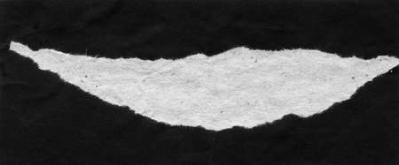 Abstract landscape, black and white minimalist art illustration. Contrast achromatic craft paper applique with lines. Black white minimalist abstract collage. Landscape for postcard, poster, banner.の写真素材