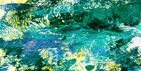 Abstract contemporary art paint illustration. Colorful artistic drawing artの写真素材