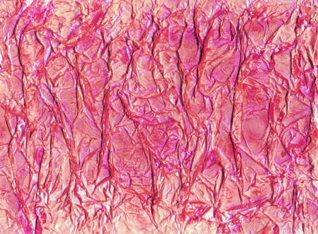 Contemporary abstract art illustration. Wrinkled paper texture paint drops.の写真素材