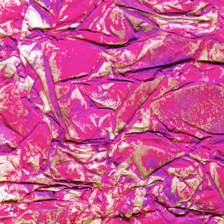 Contemporary abstract art illustration. Wrinkled paper texture paint drops.の写真素材