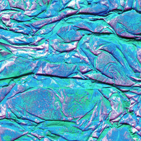 Contemporary abstract art illustration. Wrinkled paper texture paint drops.の写真素材