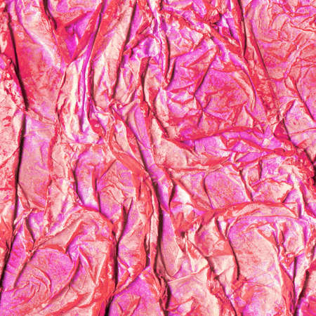 Contemporary abstract art illustration. Wrinkled paper texture paint drops.の写真素材