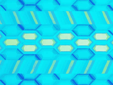 Stars pattern texture mesh illustration. Hand drawn painting in blue and pink. Graphic geometric shapes decorative template, repeat stars mesh background, ornament. Abstract grid, contemporary artの写真素材