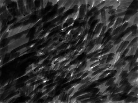 Abstract ink strokes texture hand drawn illustration. Minimalistic hand drawn black and white grunge painting. Watercolor illustration texture card, background, poster, banner. Hand drawn strokesの写真素材