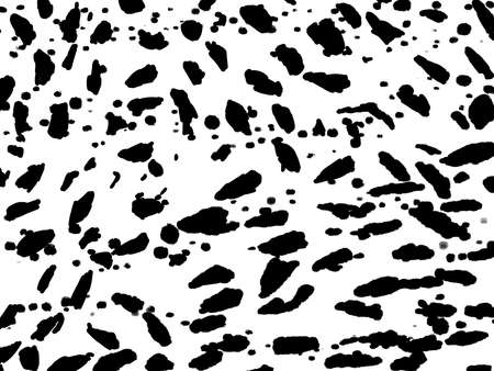 Abstract ink spots hand drawn illustration. Minimalistic hand drawn black and white painting. Watercolor illustration texture for card, background, poster, banner. Hand drawn watercolor spots, drops.の写真素材