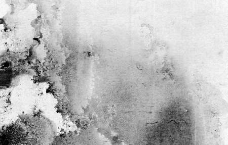 Abstract landscape watercolor hand drawn illustration. Black and white watercolor landscape. Minimalist hand drawn illustration card background poster banner. Hand drawn watercolor black and whiteの写真素材