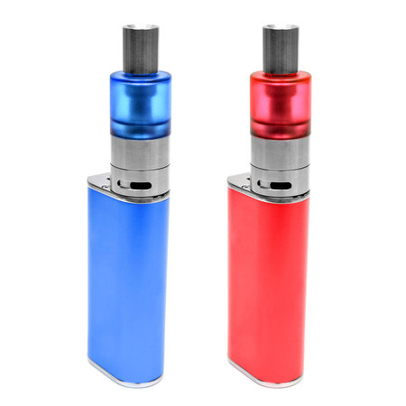E-cigarette, device for vaping isolated on white isolated on white background.の写真素材