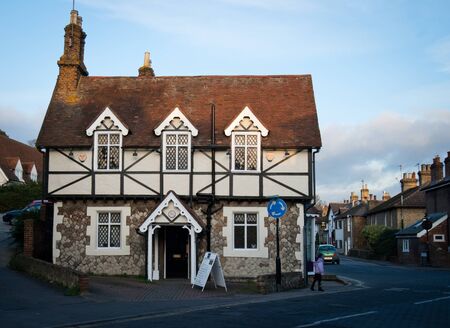 Elizabethan cottage in Aylesford Village, Kent UKのeditorial素材