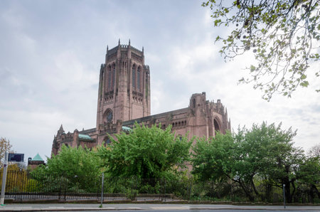 Liverpool cathedral is the longest cathedral in the world with an external measurement of 189mの写真素材