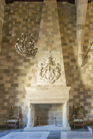 Palace of the Grand Master of the Knights of Rhodes , also known as the Kastello , is a medieval castle in the city of Rhodes, on the island of Rhodes in Greeceのeditorial素材