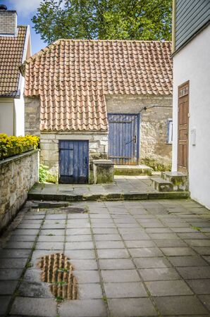 Historic building in the town of Kuressaare, Saaremaa, Estoniaのeditorial素材