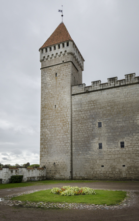 Kuressaare Castle on the island of Saaremaa, Estoniaのeditorial素材