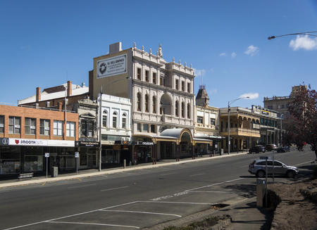 View of Sturt Street in the city of Ballarat, Victoria, Australiaのeditorial素材
