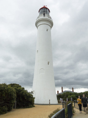 Split Point Lighthouse at Aireys Inlet on the Great Ocean Road, Victoria, Australiaのeditorial素材