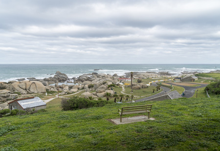 Clifton, an affluent suburb of Cape Town, South Africaの写真素材