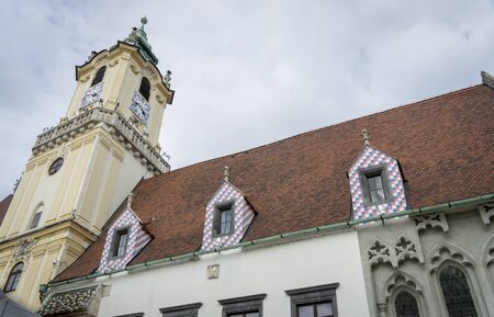 The Old Town Hall in the ancient city of Bratislava, Slovakia