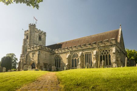 St Laurence Church in the ancient village of Hawkhurst, Kent, UK