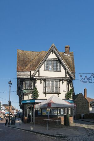 Ancient building in the medieval market town of  Faversham, Kent, UK