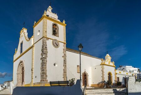 Main Church of Alvor, Algarve, Portugalの写真素材