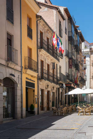 Street view of the city of Salamanca, Spainのeditorial素材