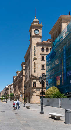 Street view of the city of Salamanca, Spainのeditorial素材