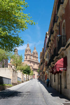 Street view of the city of Salamanca, Spainのeditorial素材