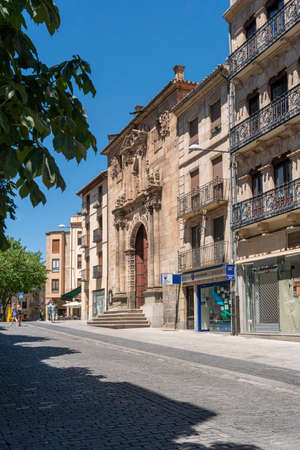 Street view of the city of Salamanca, Spainのeditorial素材