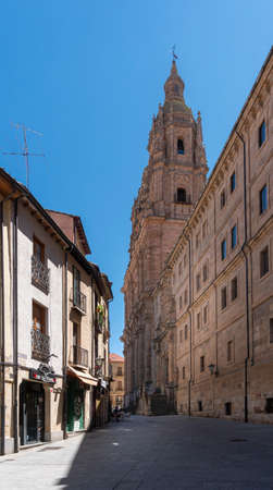 Street view of the city of Salamanca, Spainのeditorial素材