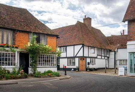 View of the village of Smarden, Kent, UK