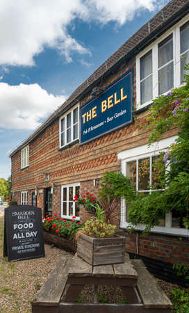 The Bell public house in the village of Smarden, Kent, UK
