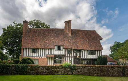 The ancient Cloth Hall in the village of Smarden, Kent, UKのeditorial素材