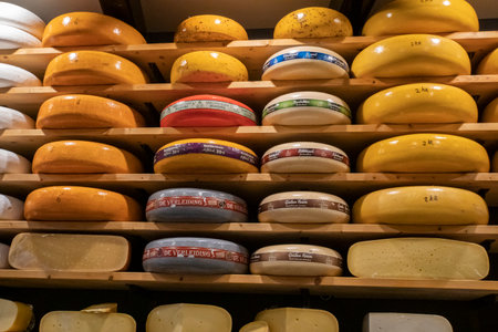 A cheese shop in the cith of Gouda, Netherlands