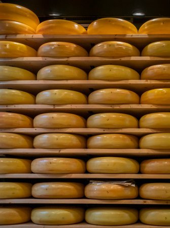 A cheese shop in the cith of Gouda, Netherlands