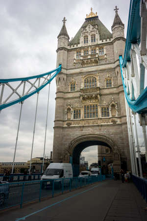 Tower Bridge in the city of London, UKのeditorial素材