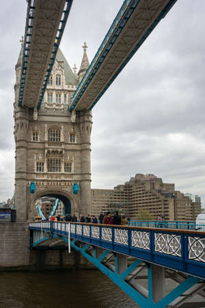 Tower Bridge in the city of London, UKのeditorial素材