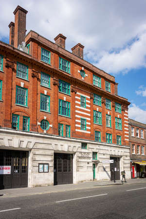 The fire brigade station (now closed) at Westminster , London, UKのeditorial素材
