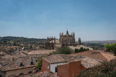 Hi angle view of the city of Toledo, Spain