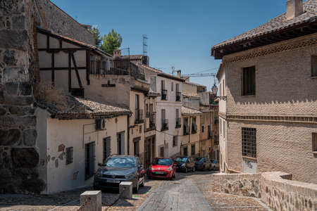 Toledo, Spain, July 2020 - Street view of the city of Toledo, Spainのeditorial素材